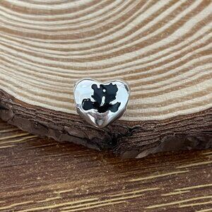 Pandora Mickey Mouse & Minnie Mouse Heart Charm